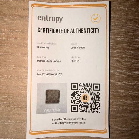 Louis Vuitton Damier Ebene Marco Bifold Wallet Initials Fair Condition - Picture 13 of 13